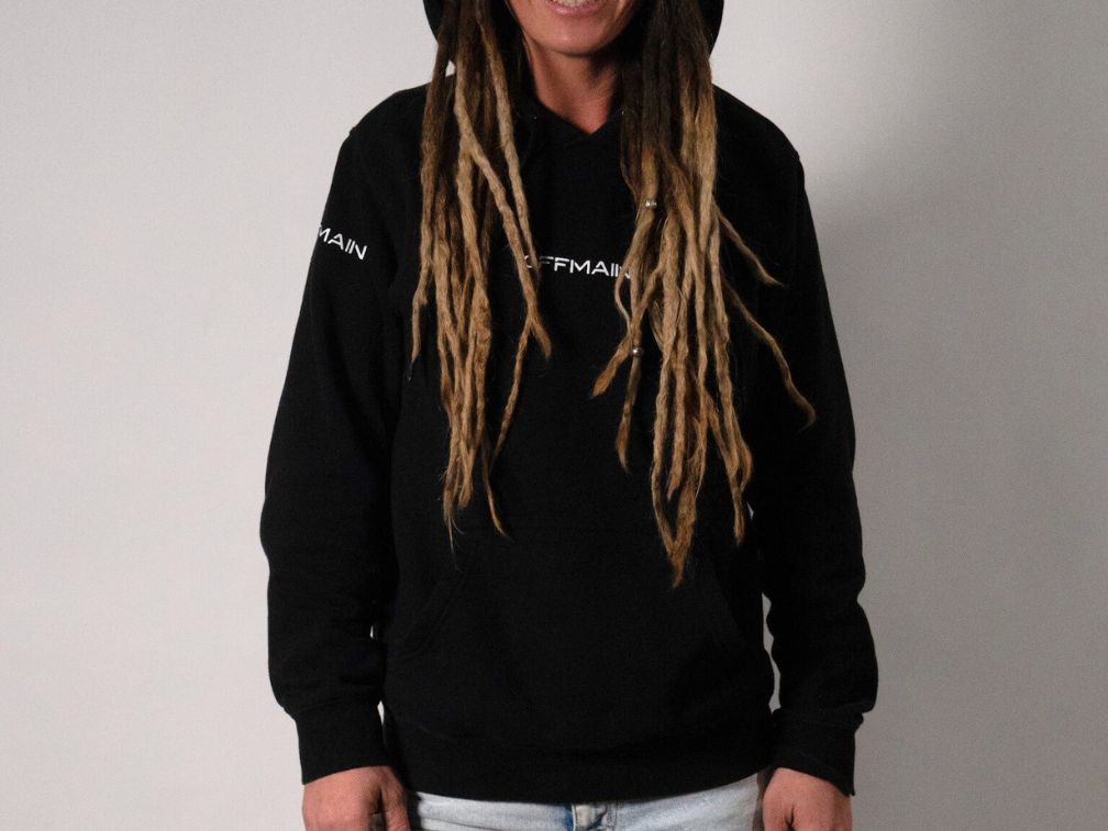 OFFMAIN - Black Hoodie- Women’s