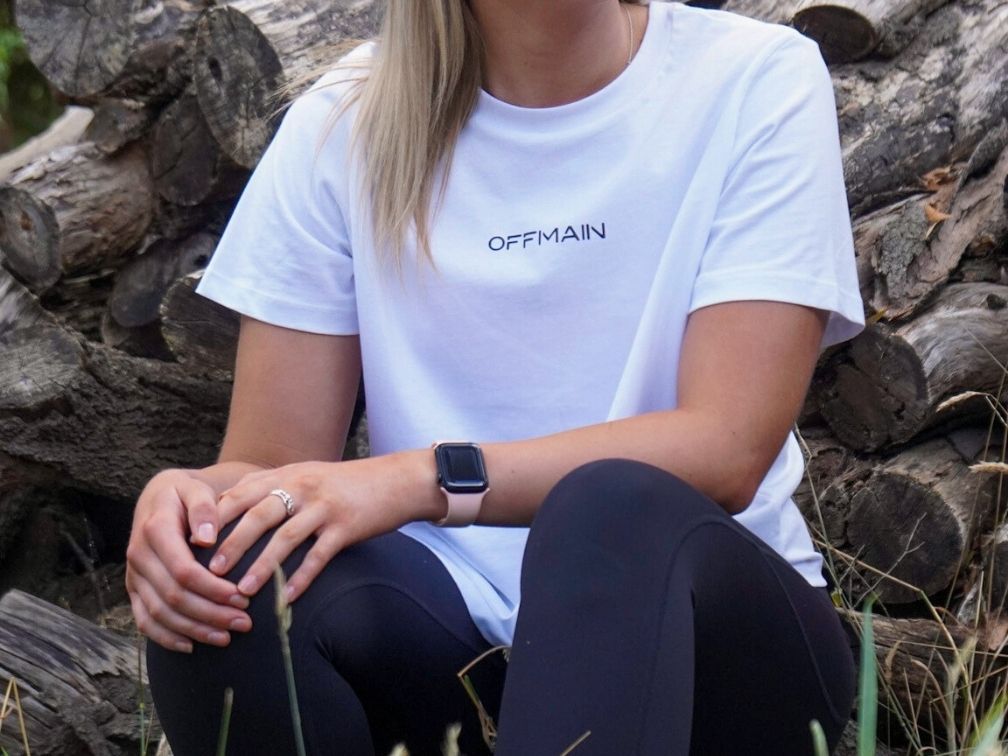 OFFMAIN - Womens Box Fit White Tee