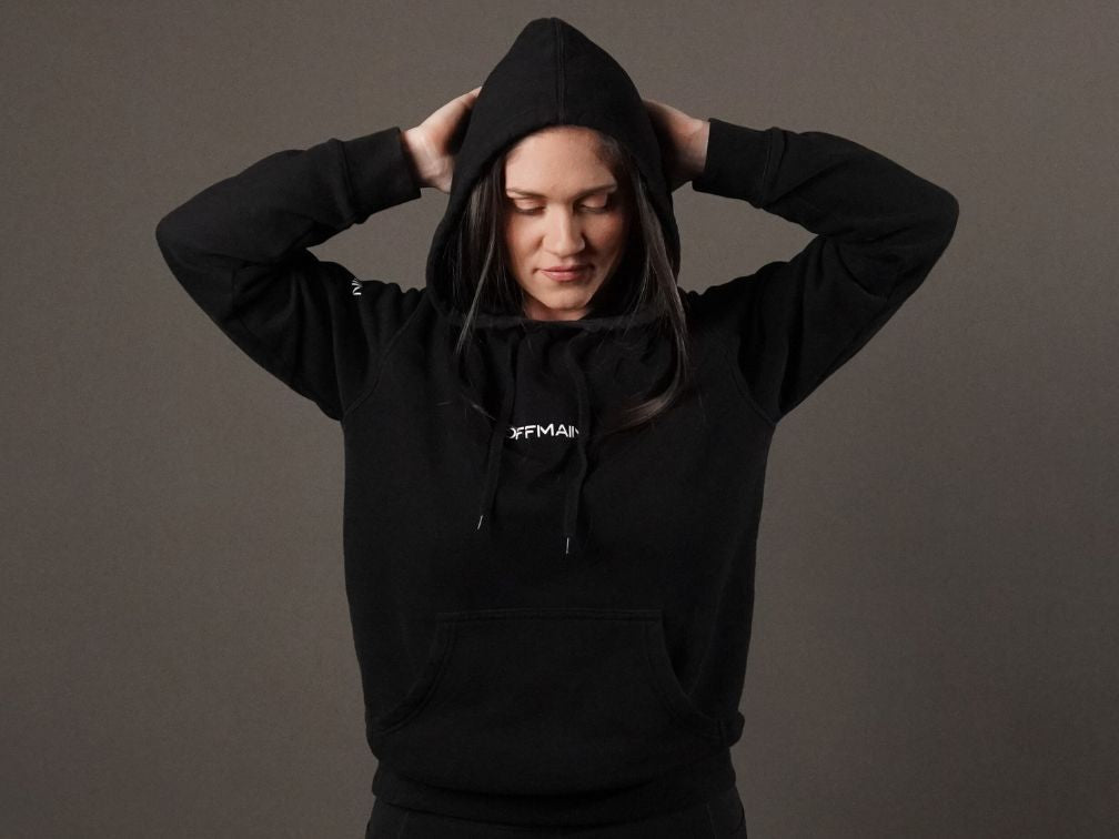 OFFMAIN - Black Hoodie- Women’s