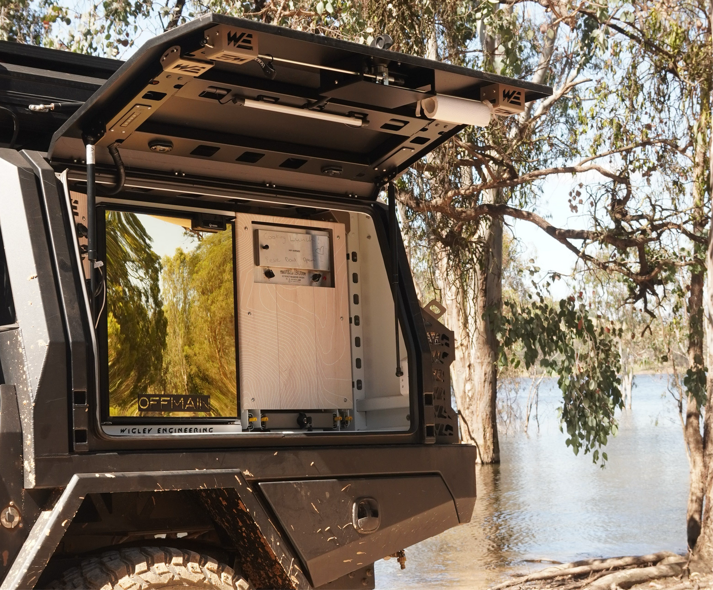 Gold Fridge Mirror - Suits Bushman’s 85L