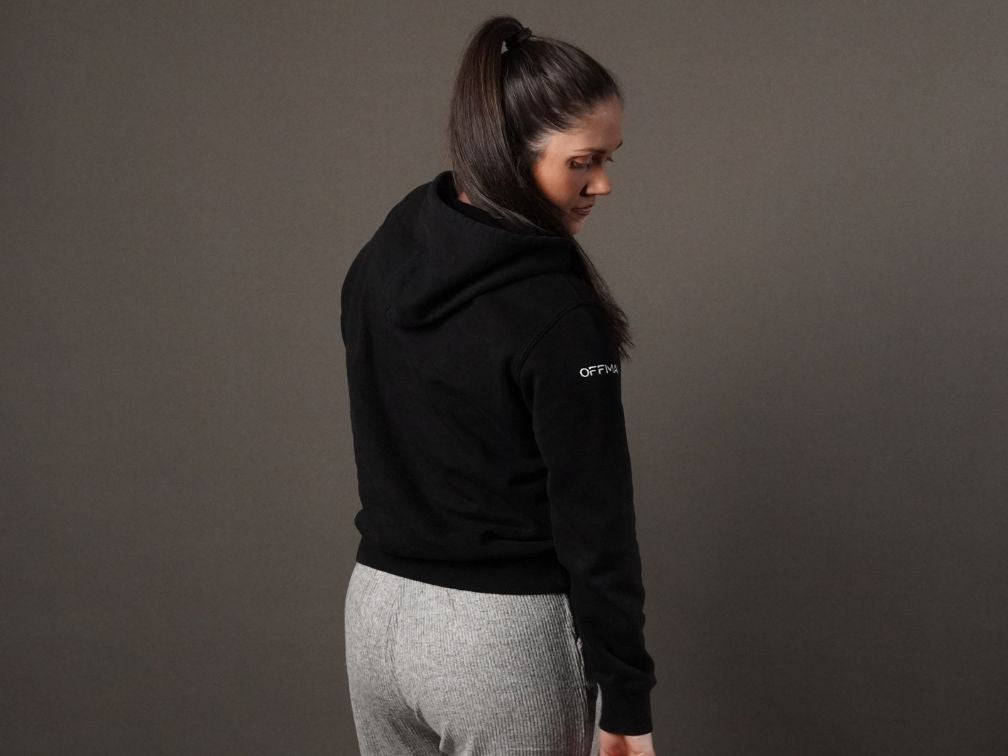 OFFMAIN - Black Hoodie- Women’s