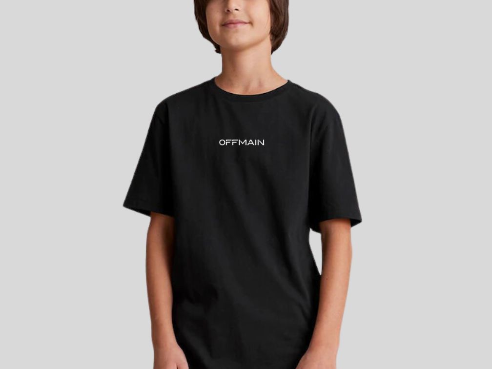 OFFMAIN - Black Tee - Kids